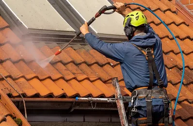 Démoussage et hydrofuge de toiture à Peyrolles